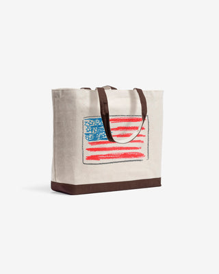 Assouline Medium Canvas Tote - America