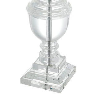 Table Lamp Noble Crystal incl white shade