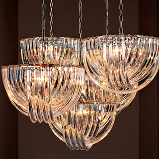 Chandelier Murano ø 19.5 inch dia x 13 inch H