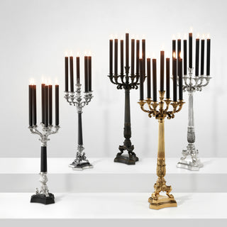 Candle Holder Jefferson polished brass finish