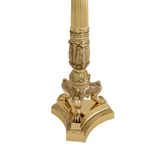 Candle Holder Jefferson polished brass finish