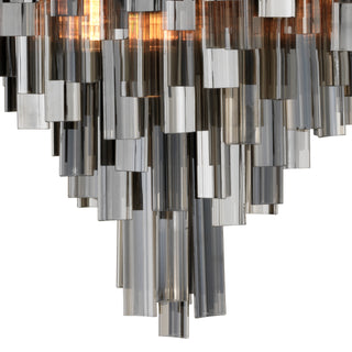 Chandelier Salerno smoke glass
