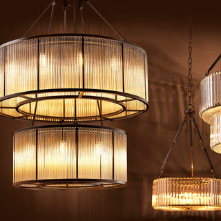 Chandelier Bernardi bronze highlight finish