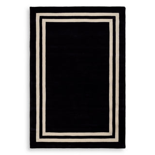 Rug Celeste black & off-white 300 x 400 cm