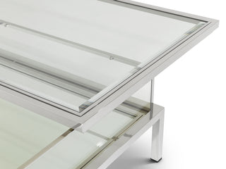 Coffee Table Harvey rectangular polished ss