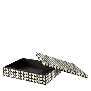 Box Cabas black & white L