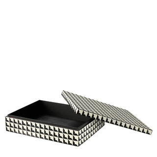Box Cabas black & white L