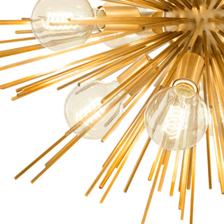 Chandelier Boivin matte brass finish