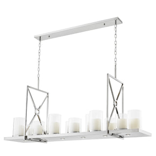 Chandelier Summit polished stainless steel