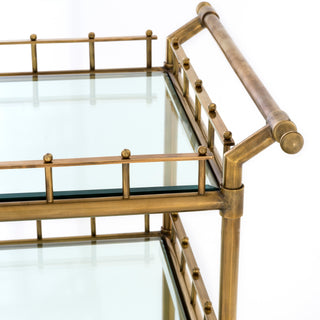 Trolley Scarlett vintage brass finish