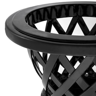Planter Cypress Gardens piano black finish