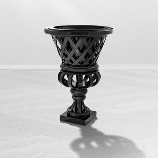 Planter Cypress Gardens piano black finish