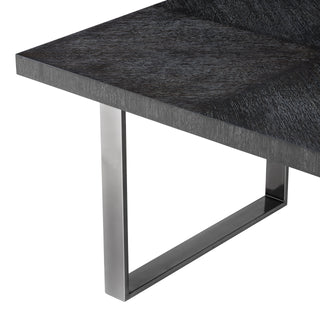 Dining Table Borghese charcoal grey oak veneer