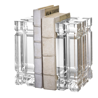 Bookend Linea crystal set of 2