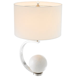 Table Lamp Luigi nickel finish incl shade