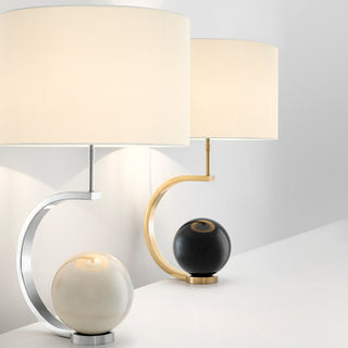 Table Lamp Luigi gold finish incl shade