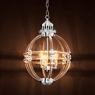 Chandelier Impero nickel finish