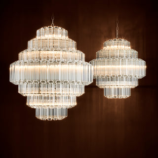 Chandelier Vittoria S nickel finish