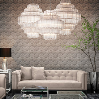 Chandelier Vittoria S nickel finish