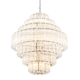 Eichholtz Vittoria L luxury clear glass chandelier