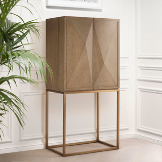 Bar Cabinet Highland washed oak veneer