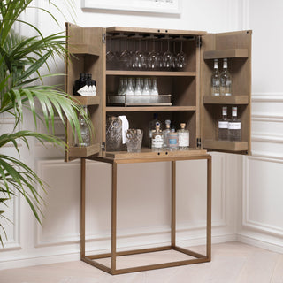 Bar Cabinet Highland washed oak veneer