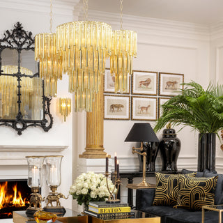 Chandelier Gigi S gold finish