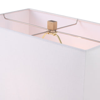 Table Lamp Robbins matte brass finish alabaster