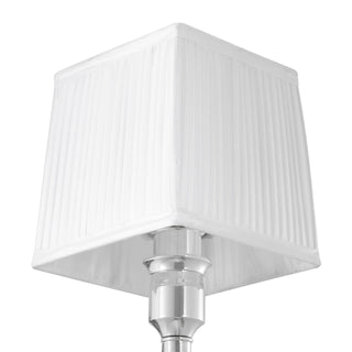 Wall Lamp Ellington nickel finish incl white shade