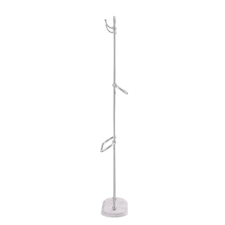 Towel Rack Lowell L pol ss white marble