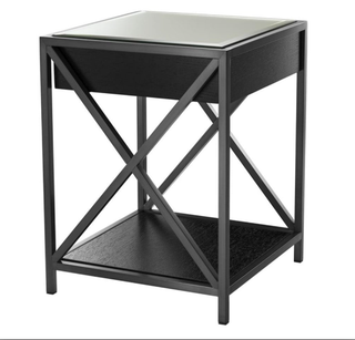 Nightstand Beverly Hills bronze finish