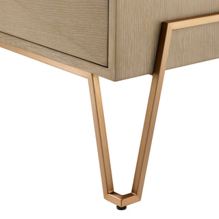 Nightstand Highland washed oak veneer