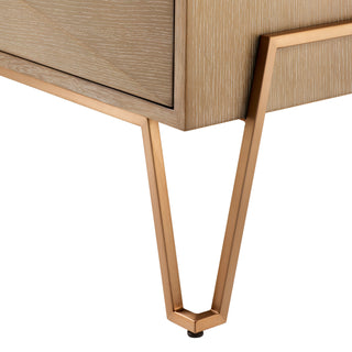 Nightstand Highland washed oak veneer