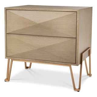 Nightstand Highland washed oak veneer