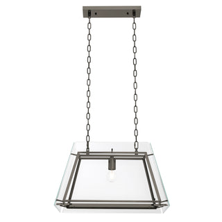 Chandelier Azure S bronze finish bevelled glass