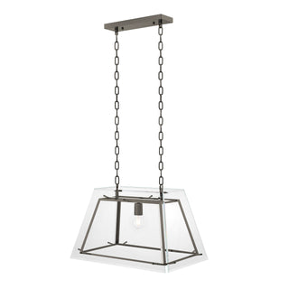 Chandelier Azure S bronze finish bevelled glass