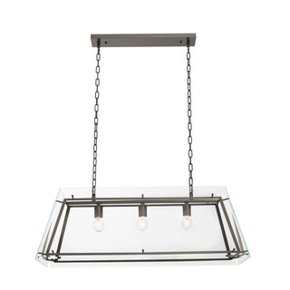 Chandelier Azure L bronze finish bevelled glass