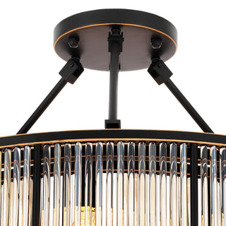 Ceiling Lamp Bernardi L bronze highlight finish