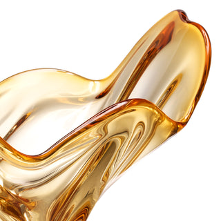 Bowl Ace yellow glass