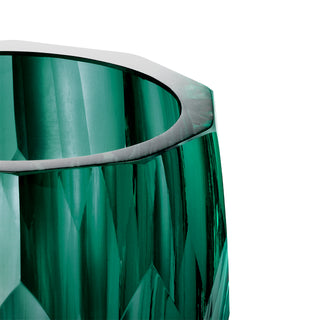Vase Marquis green glass