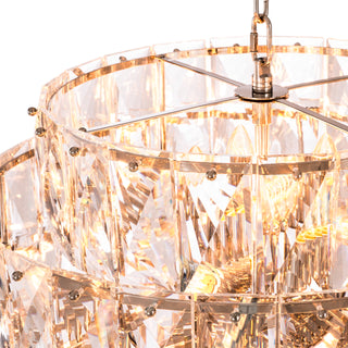 Chandelier Amazone L nickel finish