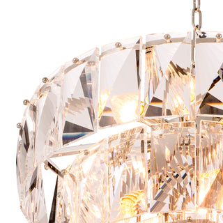 Chandelier Amazone S nickel finish