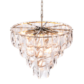 Chandelier Amazone S nickel finish