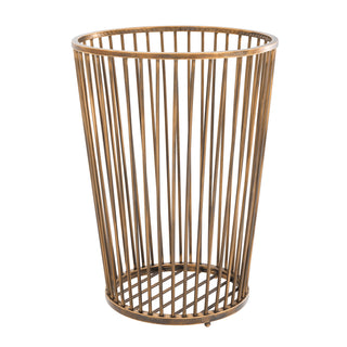 Towel Basket Baleana vintage brass finish