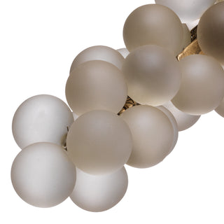 Object French Grapes white vintage brass finish