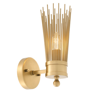 Wall Lamp Romeo Single antique brass finish