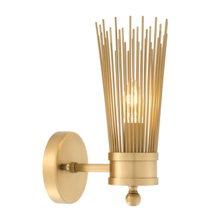 Wall Lamp Romeo Single antique brass finish