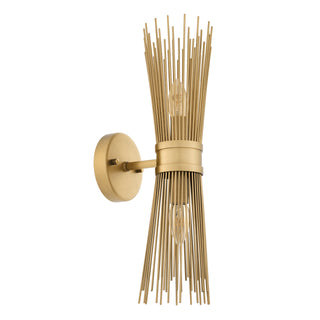 Wall Lamp Romeo Double antique brass finish