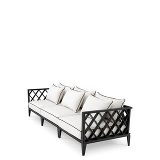 Outdoor Sofa Ocean Club L black sunbrella canvas