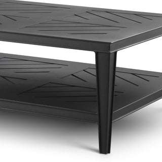 Outdoor Coffee Table Bell Rive rectangular black